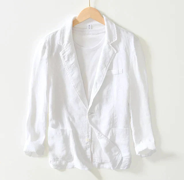 Men's Regular Fit Linen Blazer