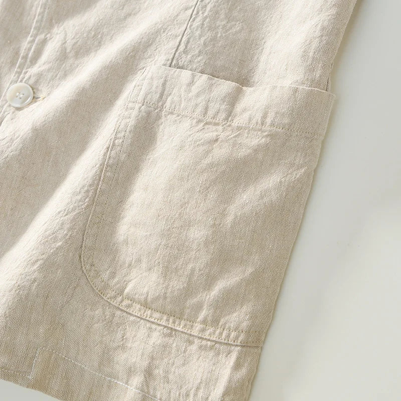 Men's Regular Fit Linen Blazer