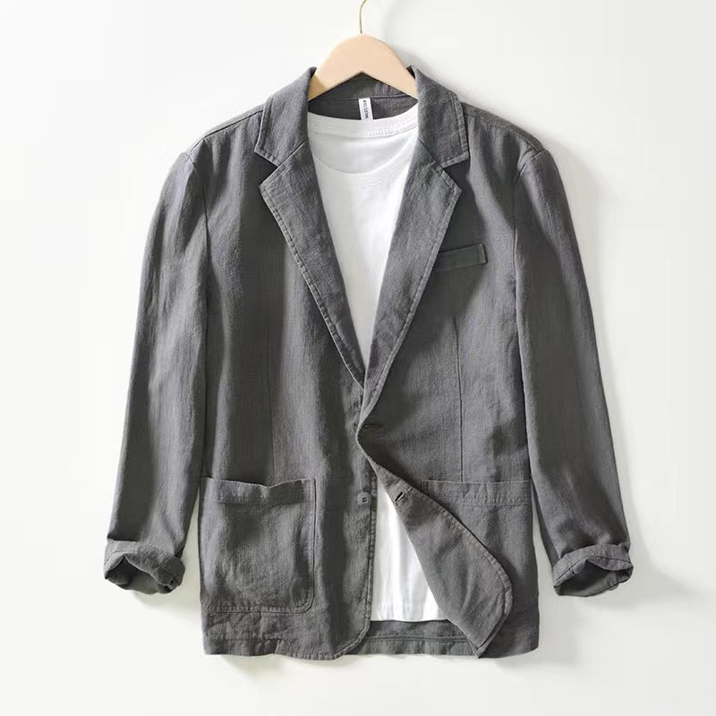 Men's Regular Fit Linen Blazer