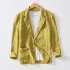 Men's Regular Fit Linen Blazer