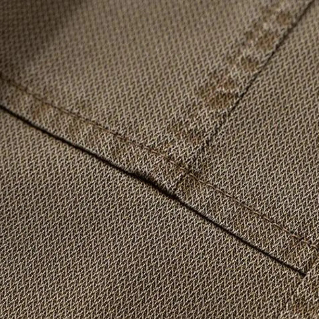 Men's Straight-Fit Trousers with Elasticated Waist