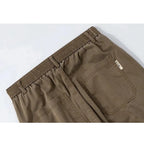 Men's Straight-Fit Trousers with Elasticated Waist