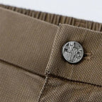Men's Straight-Fit Trousers with Elasticated Waist