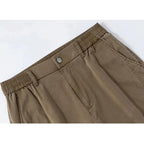 Men's Straight-Fit Trousers with Elasticated Waist