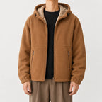 Men's Hoodie with Fleece Lining and Zip