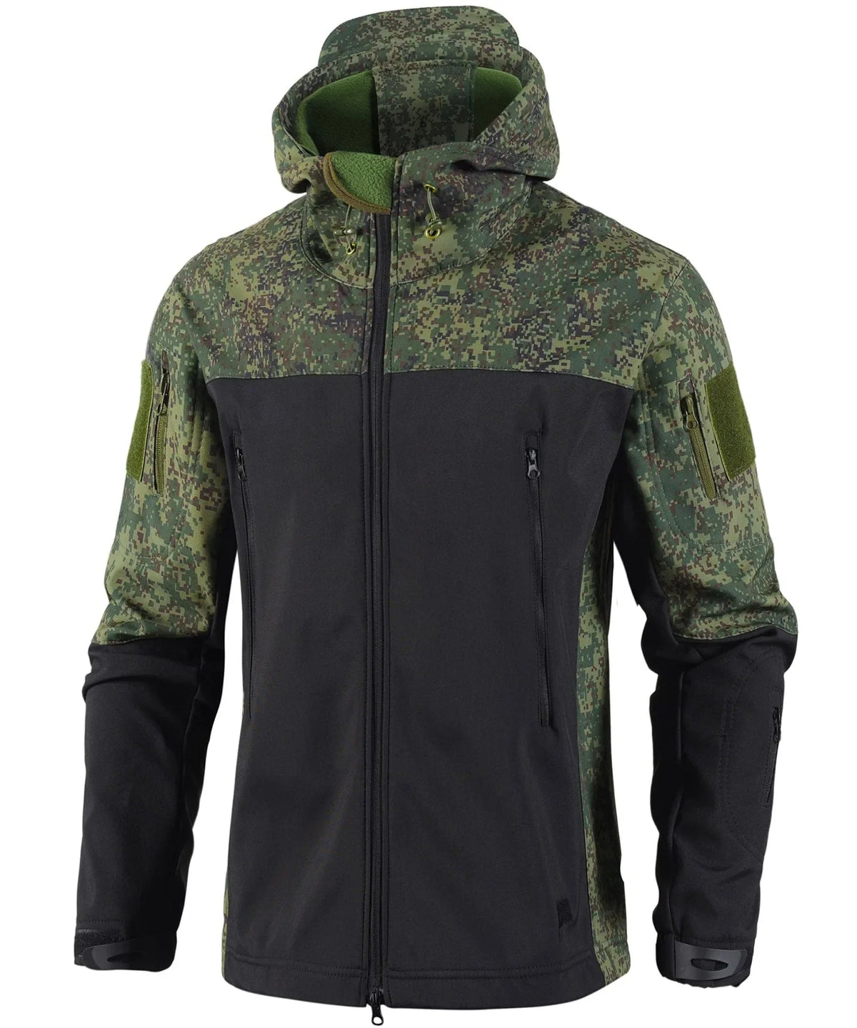 Men's Parka in Camouflage with Adjustable Hood
