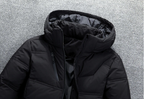 Men's Detachable-Hood Puffer Winter Jacket