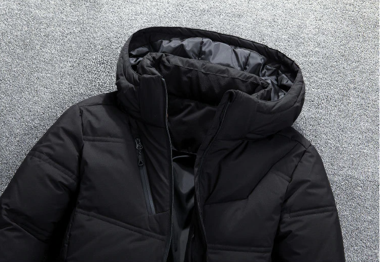 Men's Detachable-Hood Puffer Winter Jacket
