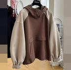 Men's Oversized Hooded Anorak Jacket – Warm Waterproof Layer