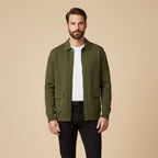 Men's Cashmere Jacket with Stand Collar