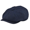 Men's Panelled Tweed Cap – Vintage British Style