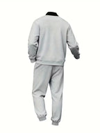 Men's Zip-Up Jacket and Trousers Set