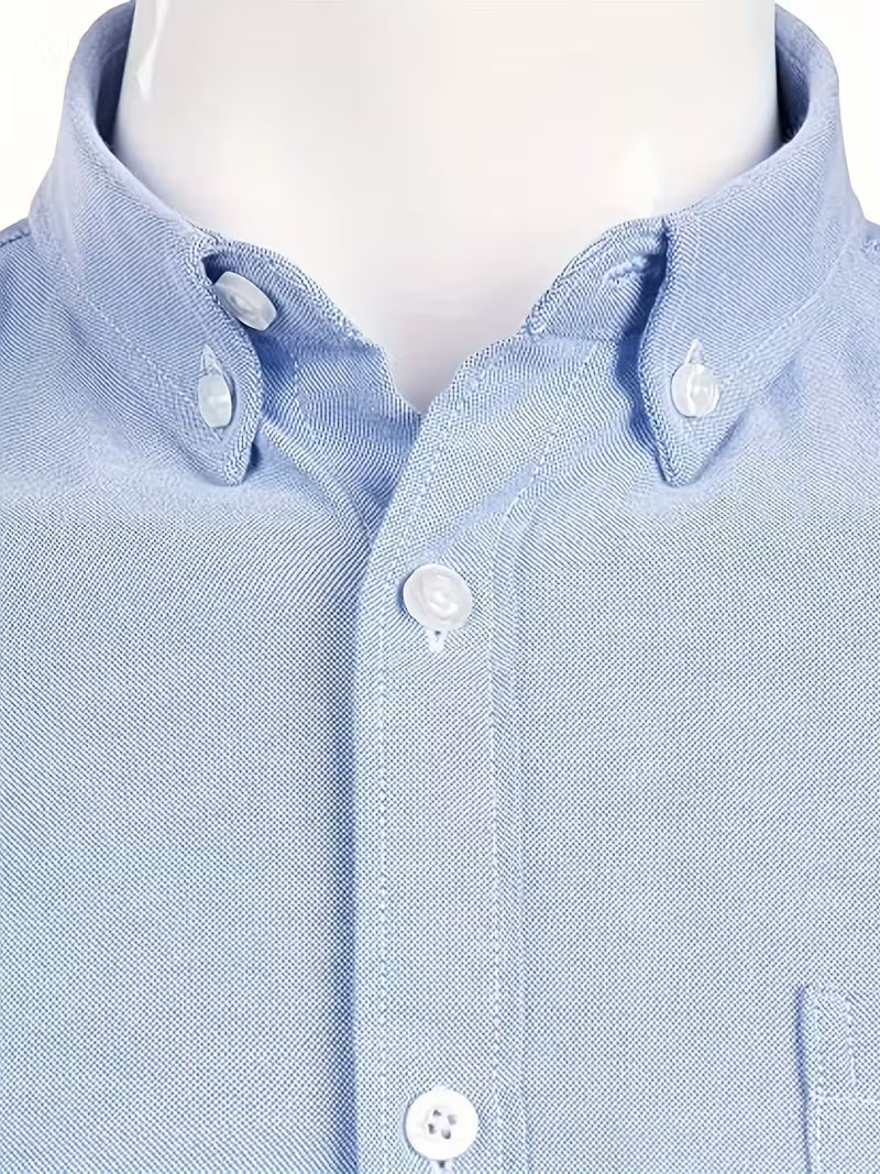 Men's Slim Fit Shirt with Chest Pocket