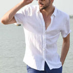 Men's Slim Fit Shirt with Chest Pocket