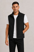Men's Gilet with High Collar