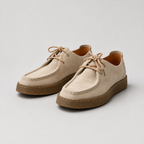 Men's Suede-Look Moccasin Shoes – Crepe Sole