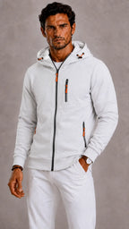 Men's Hoodie with Zip and Hood – Style 2