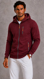 Men's Hoodie with Zip and Hood – Style 2