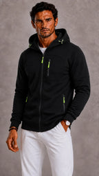 Men's Hoodie with Zip and Hood – Style 2