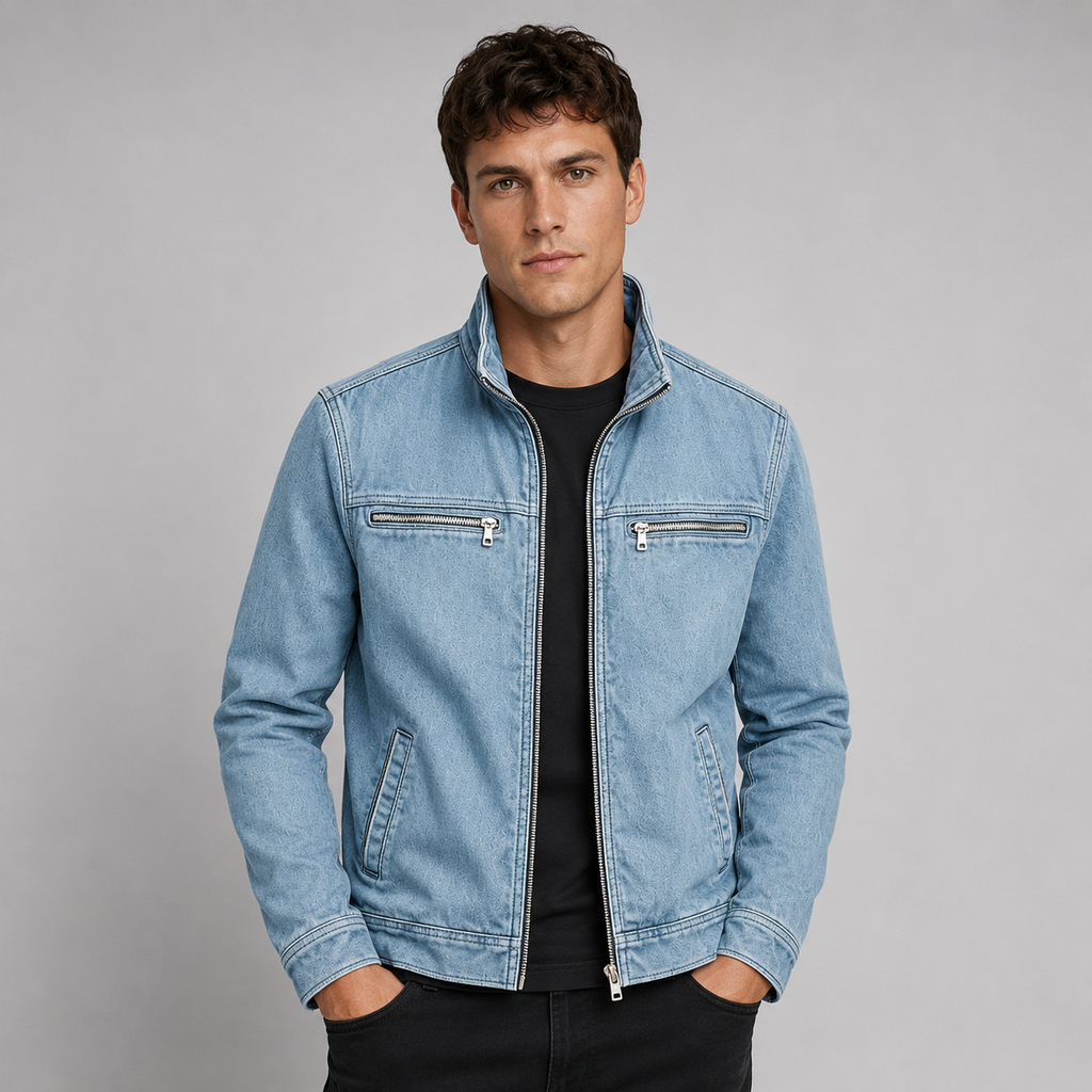 Men's Classic Cotton Jacket – Structured Everyday Outerwear