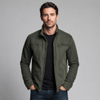 Men's Classic Cotton Jacket – Structured Everyday Outerwear