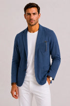 Men's Slim-fit Blazer with Notch Lapel – Style 2