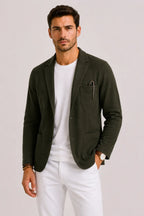 Men's Slim-fit Blazer with Notch Lapel – Style 2