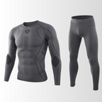Men's Thermal Base Layer Set – Breathable Long-Sleeve Compression Top