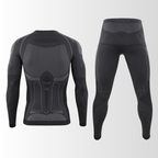 Men's Thermal Base Layer Set – Breathable Long-Sleeve Compression Top