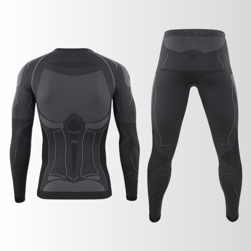 Men's Thermal Base Layer Set – Breathable Long-Sleeve Compression Top