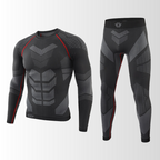 Men's Thermal Base Layer Set – Breathable Long-Sleeve Compression Top