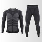 Men's Thermal Base Layer Set – Breathable Long-Sleeve Compression Top