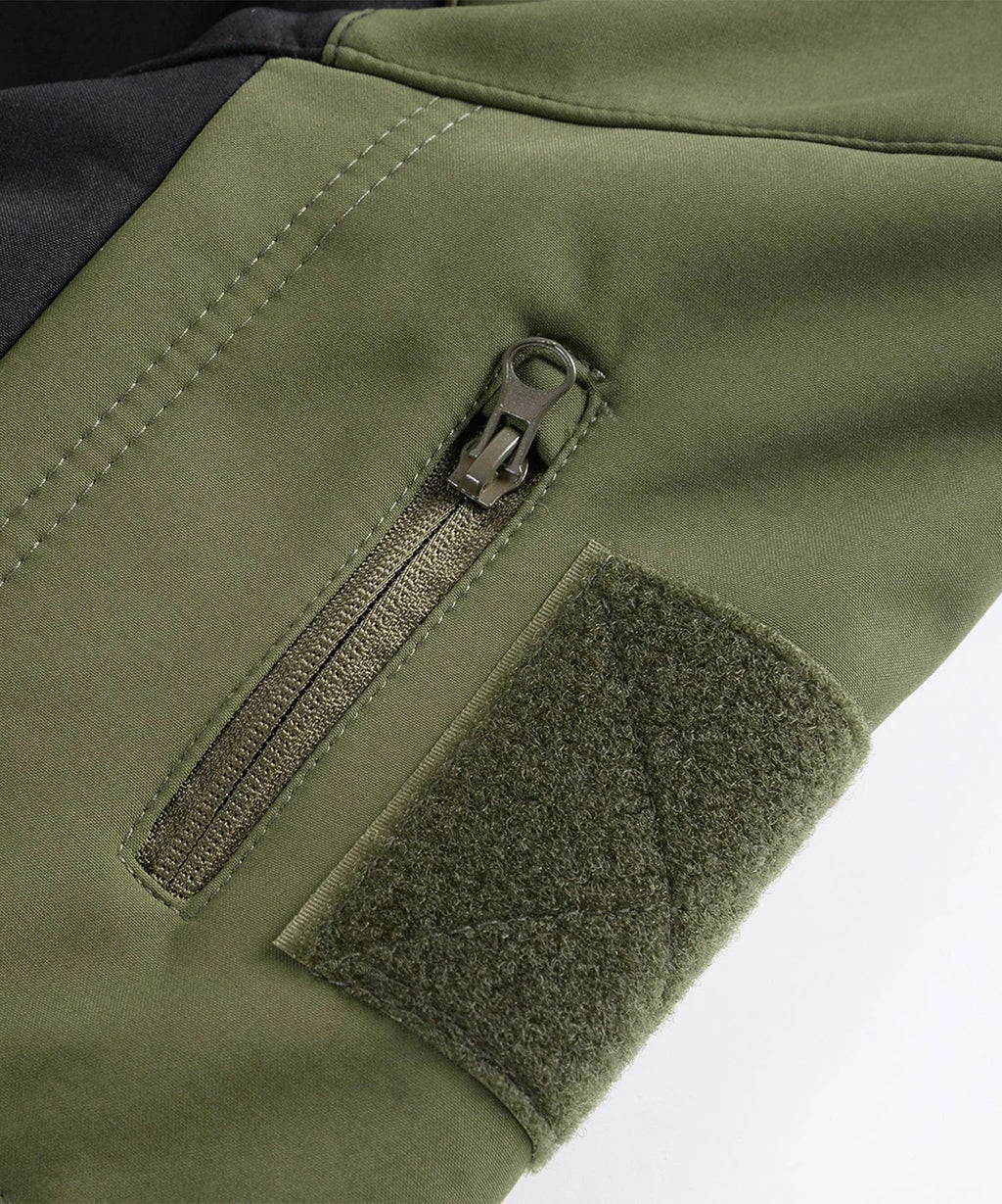 Men's Parka in Camouflage with Adjustable Hood