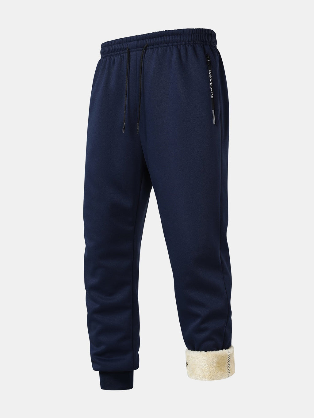 Men's Teddy-Lined Hooded Tracksuit – Zip Jacket and Joggers