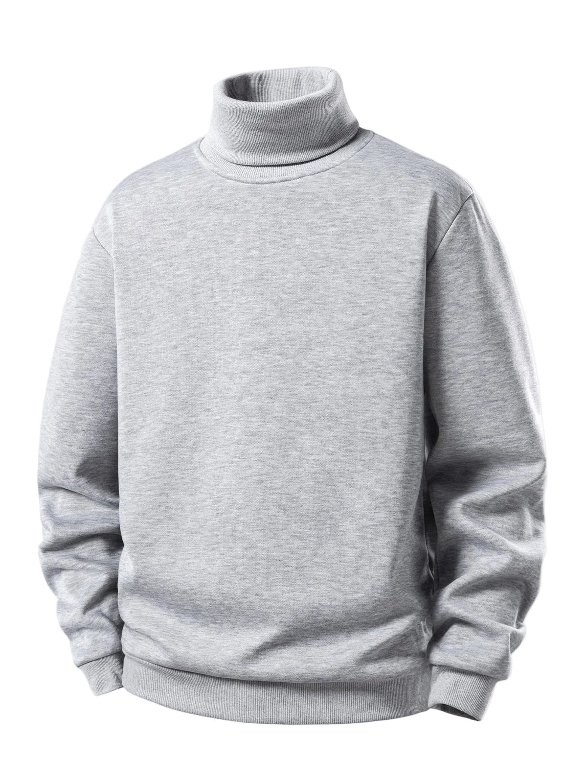 Men's Fleece-Lined Turtleneck Sweatshirt
