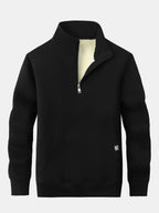 Men's Teddy Fleece-Lined Quarter-Zip Sweatshirt