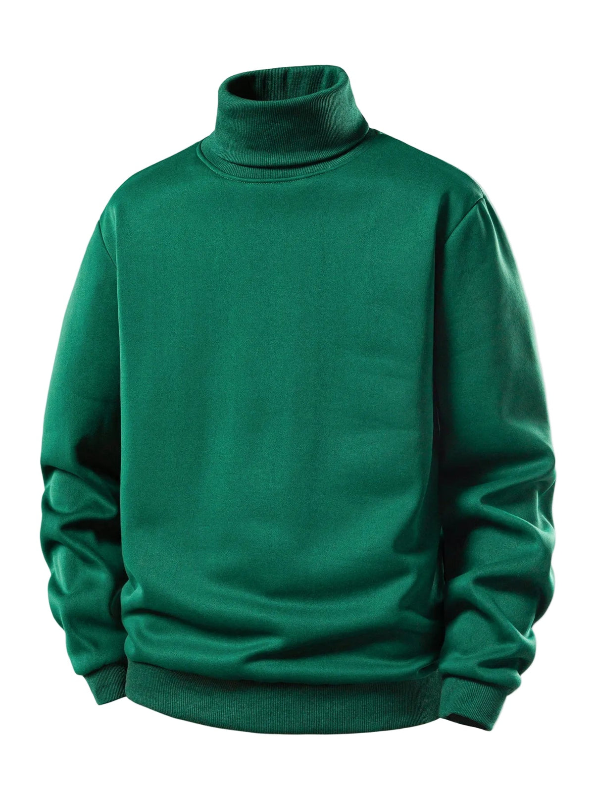 Men's Fleece-Lined Turtleneck Sweatshirt