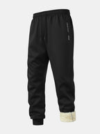 Men's Teddy-Lined Hooded Tracksuit – Zip Jacket and Joggers