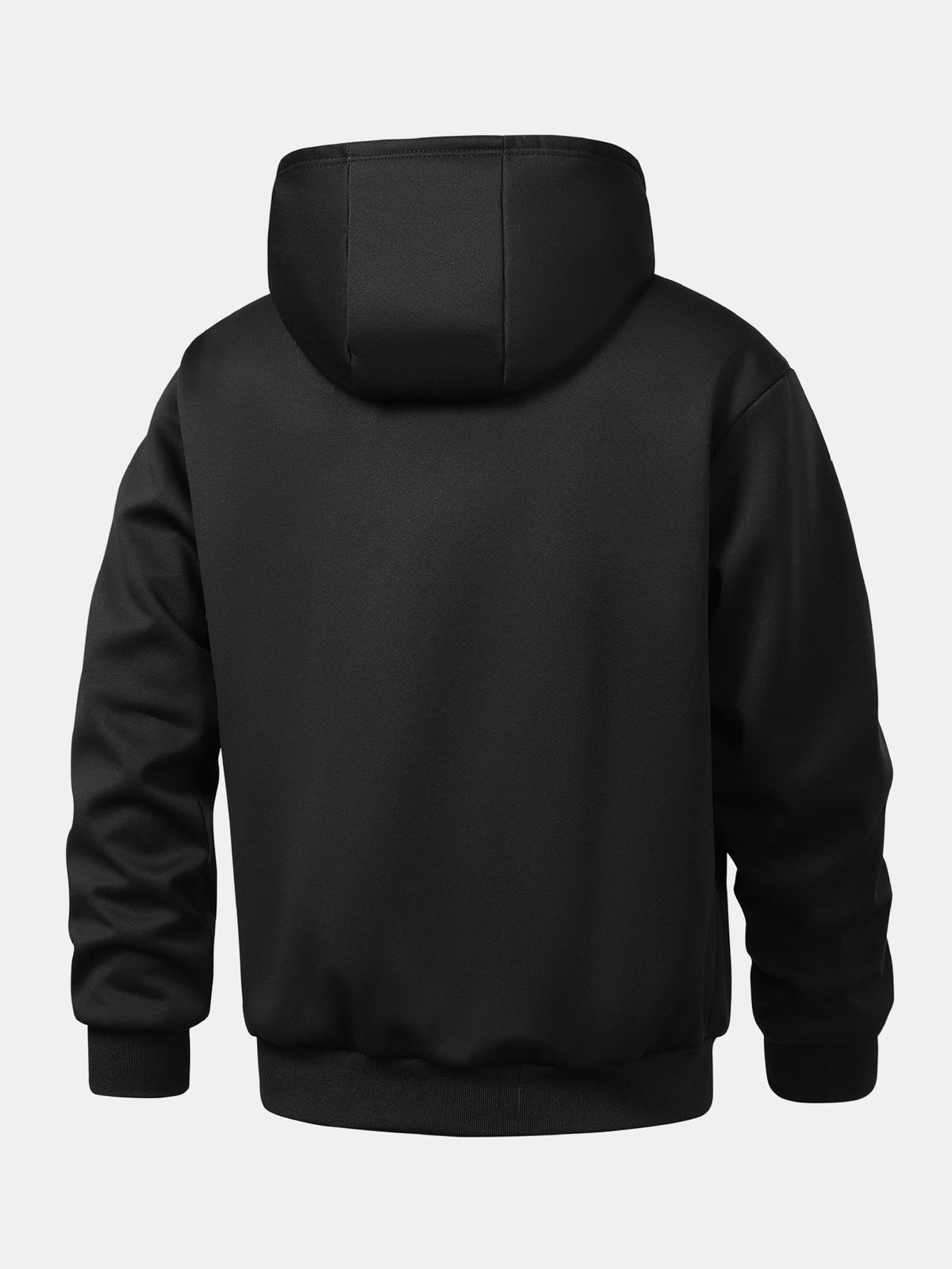Men's Teddy-Lined Hooded Tracksuit – Zip Jacket and Joggers