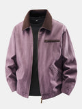 Men's Vintage Washed Cotton Utility Jacket