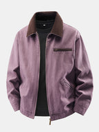Men's Vintage Washed Cotton Utility Jacket