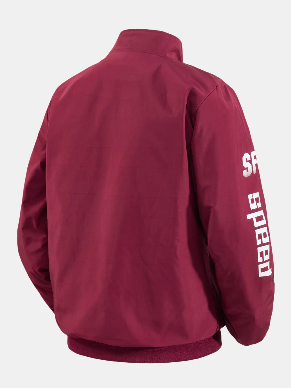 Men's Printed Racing Track Jacket with Full Zip