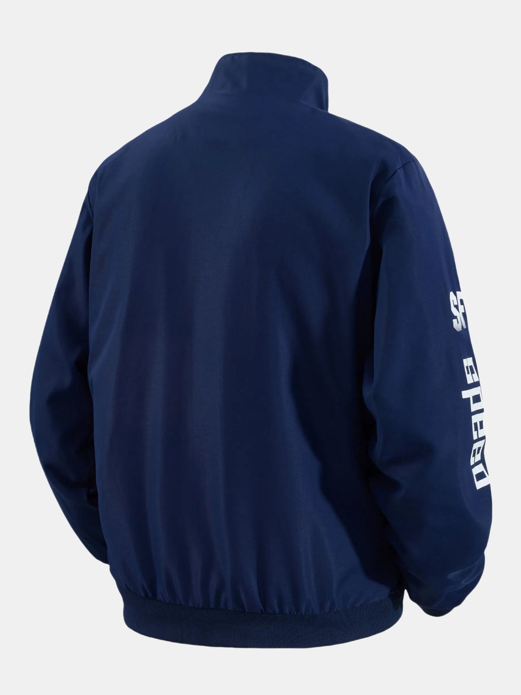 Men's Printed Racing Track Jacket with Full Zip