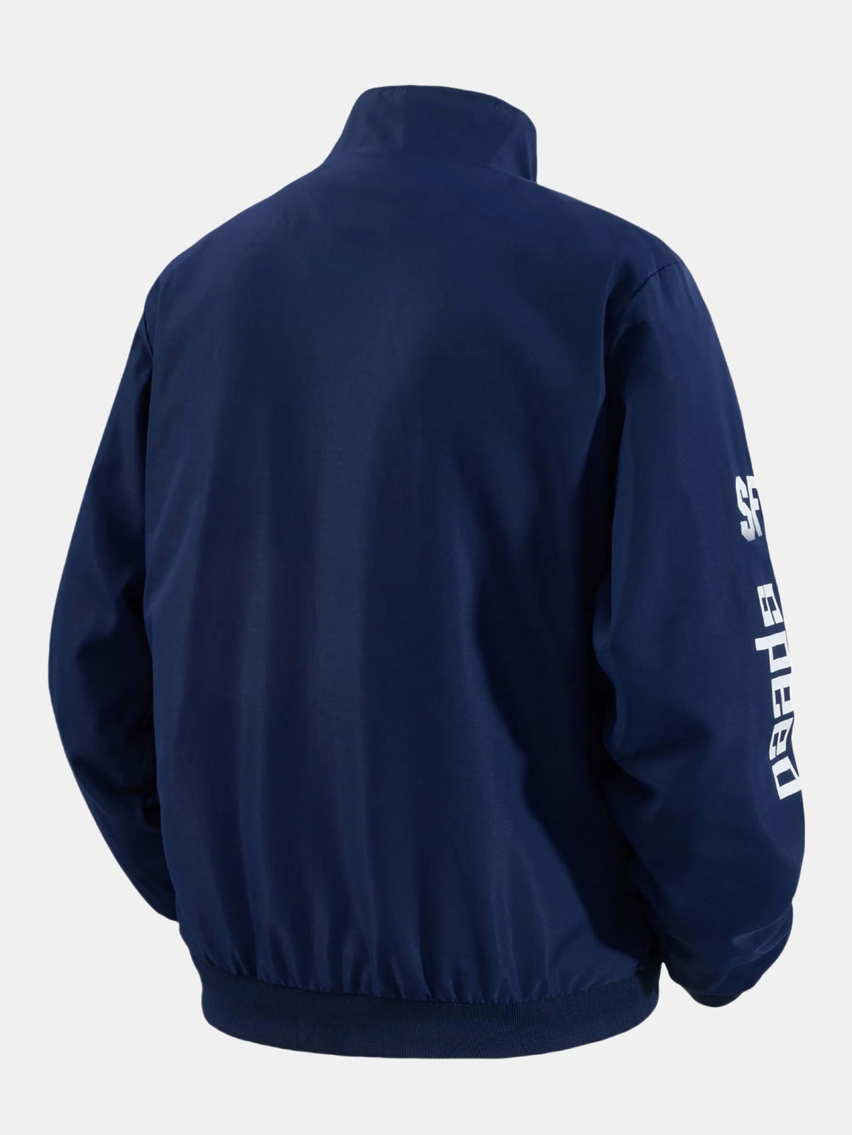 Men's Printed Racing Track Jacket with Full Zip