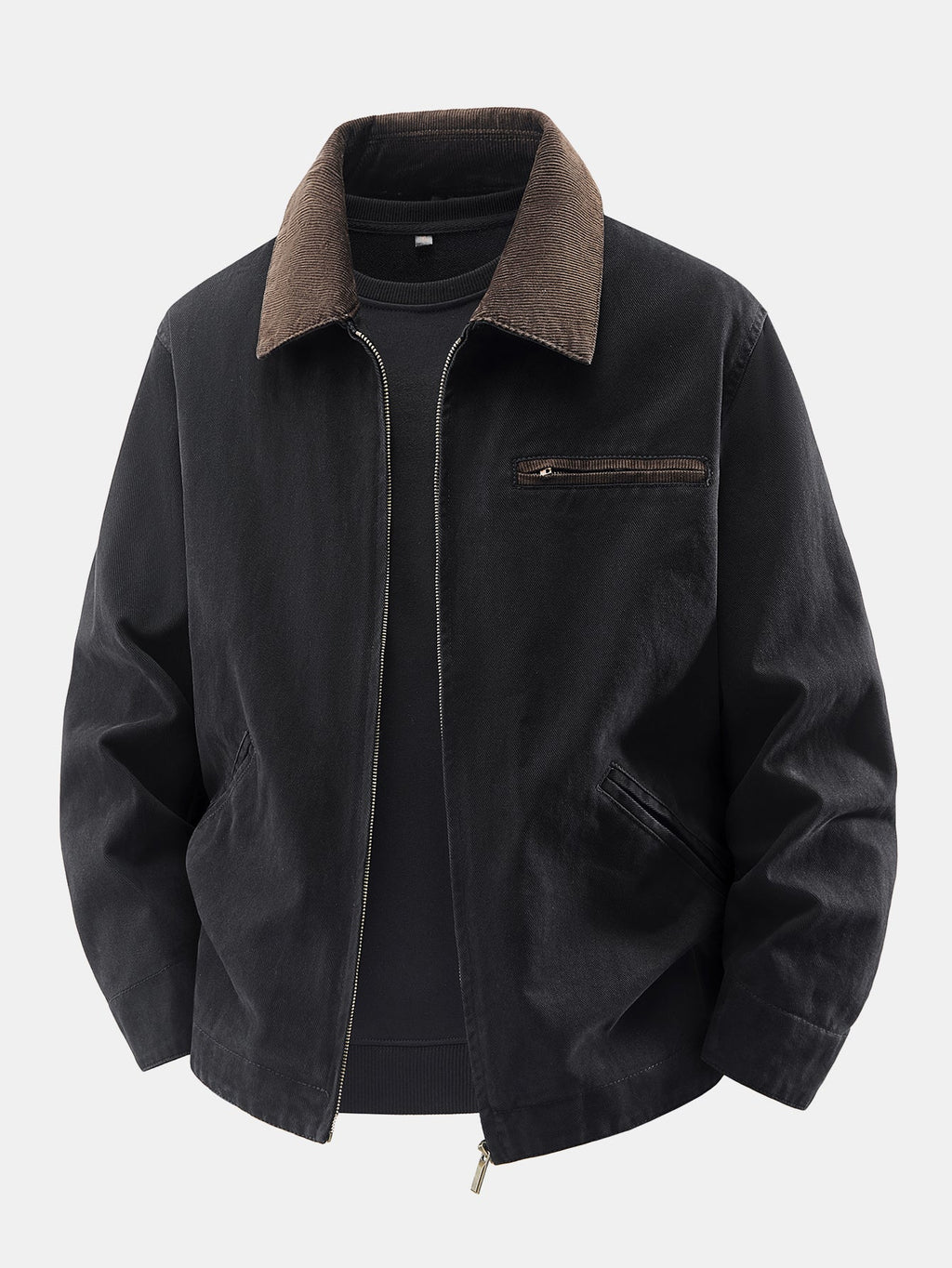 Men's Vintage Washed Cotton Utility Jacket