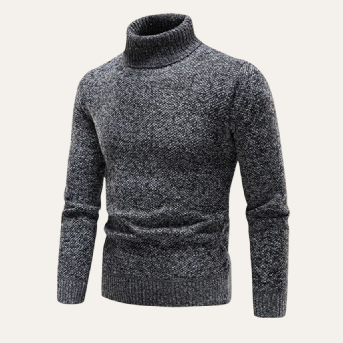 Men's Fine-Knit Turtleneck Jumper – Classic Fit