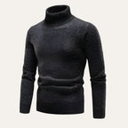 Men's Fine-Knit Turtleneck Jumper – Classic Fit