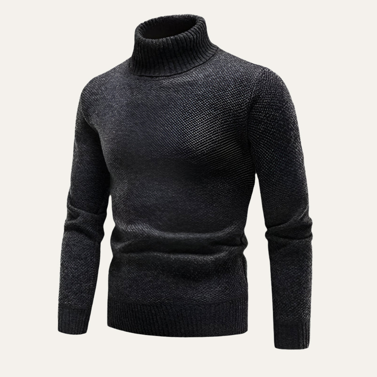 Men's Fine-Knit Turtleneck Jumper – Classic Fit