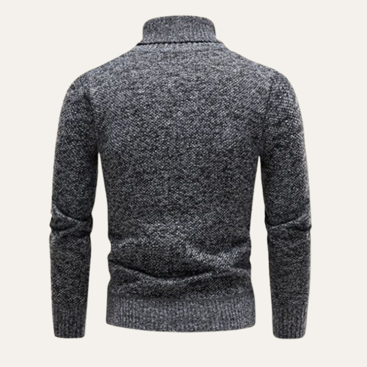 Men's Fine-Knit Turtleneck Jumper – Classic Fit
