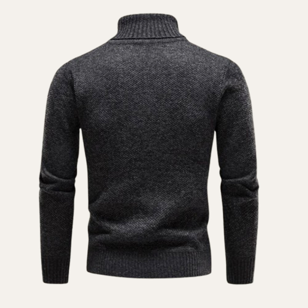 Men's Fine-Knit Turtleneck Jumper – Classic Fit